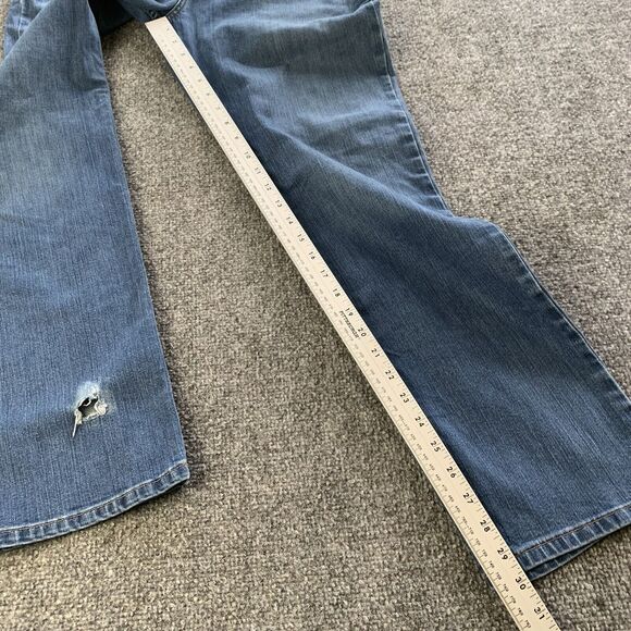 Carhartt Mens Relaxed Fit Blue Jeans Straight Med Wash Size 36 x 30 - Picture 6 of 16